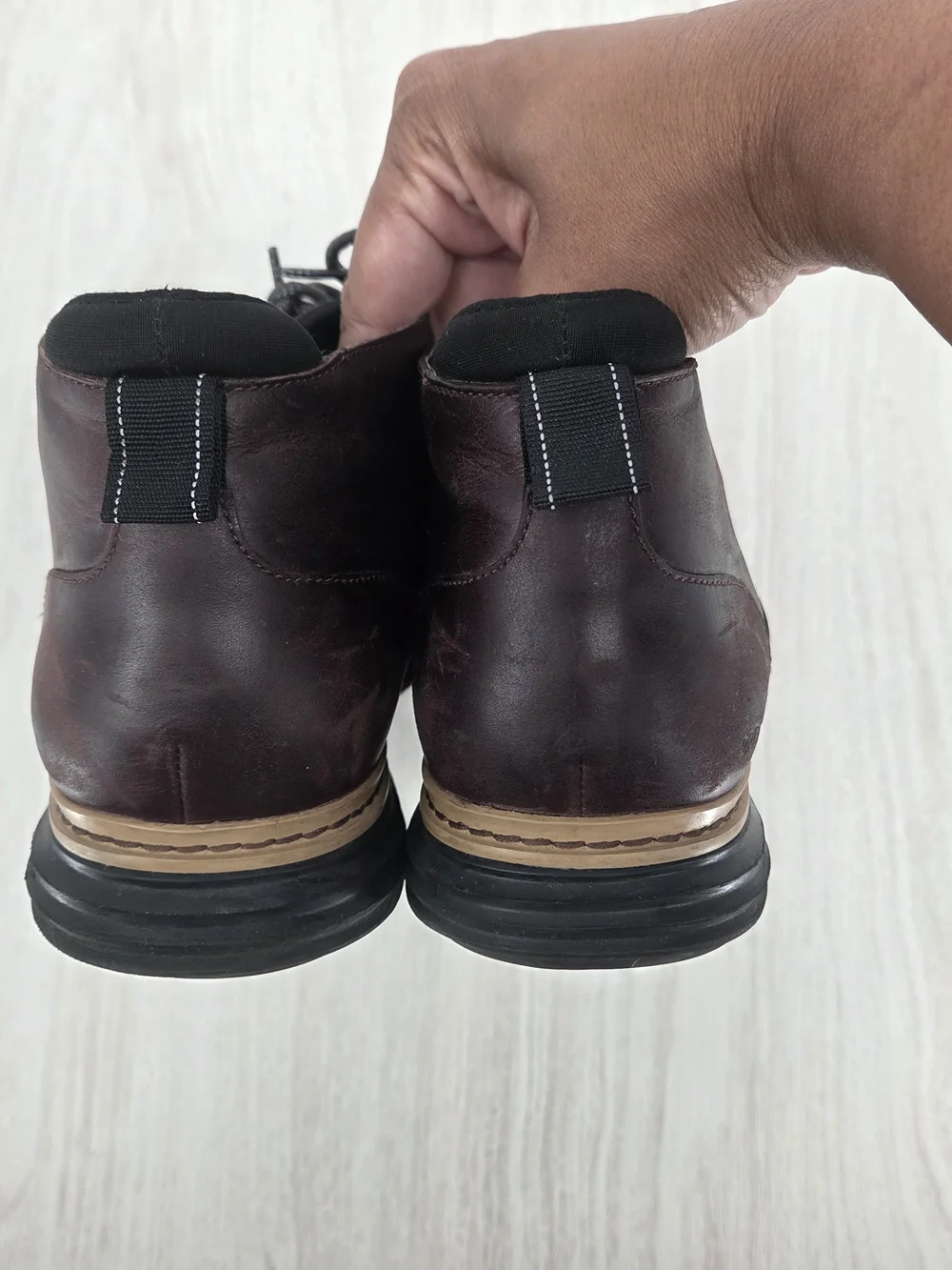 Cole Haan Men's Brown Leather Chukka Boots Size 10.5